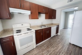 Kitchen with appliances and cabinets
